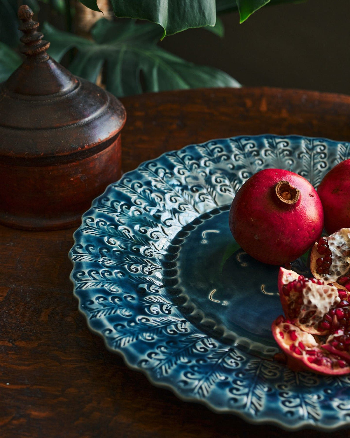 Grand Heirloom Platter - Indigo Blue TEST