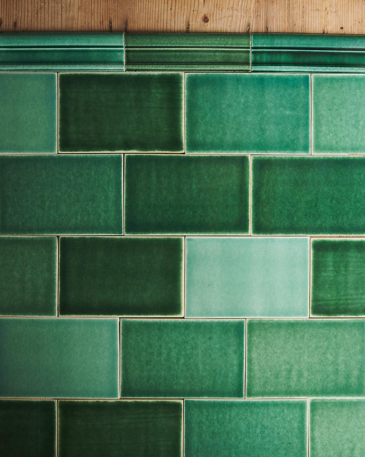 Emerald Green Border Tile TEST