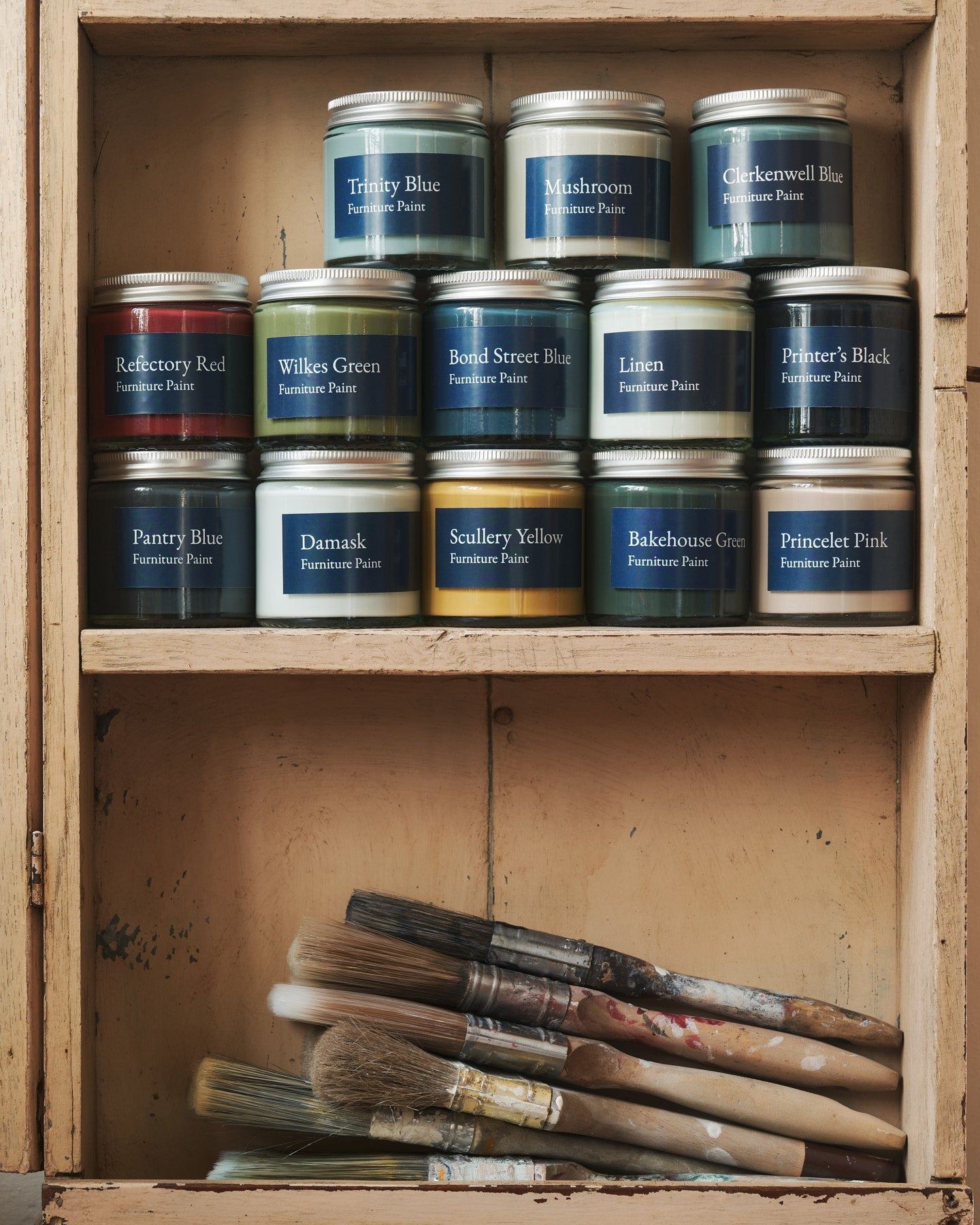 deVOL Furniture Paint 120ml - Trinity Blue