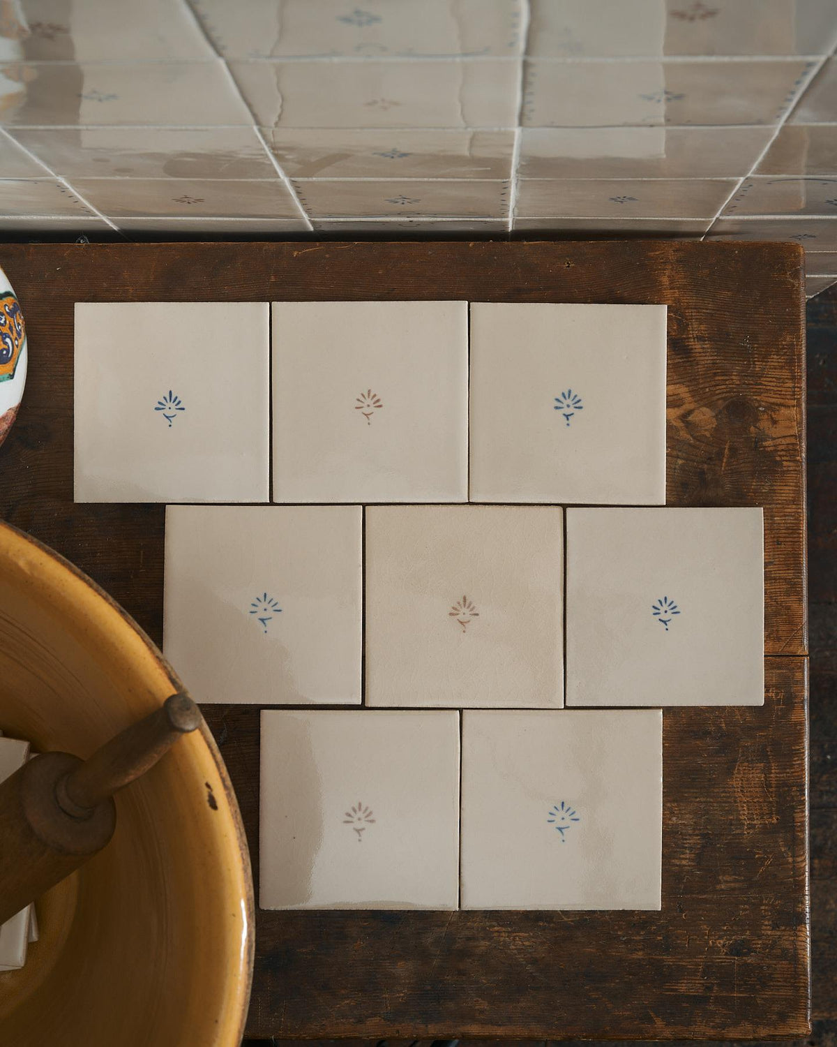 Ditsy Delft Tile - Ditsy in Sepia TEST