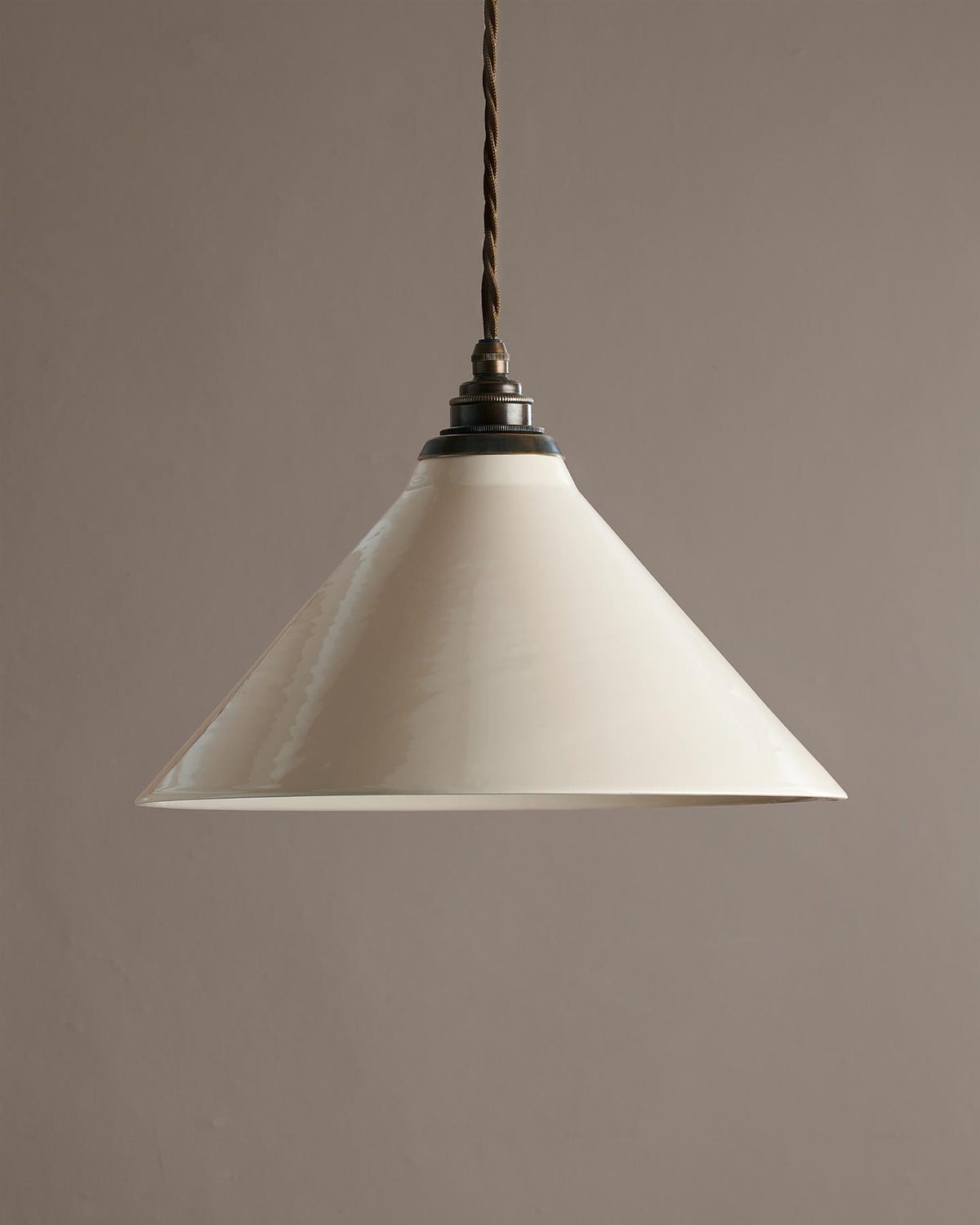 The Creamware Pendant Light - Large TEST