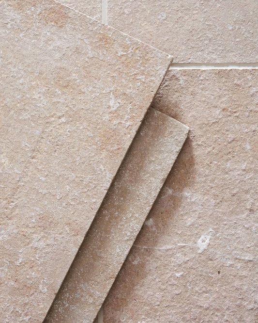 Zafar Etched Limestone - Sample Tile