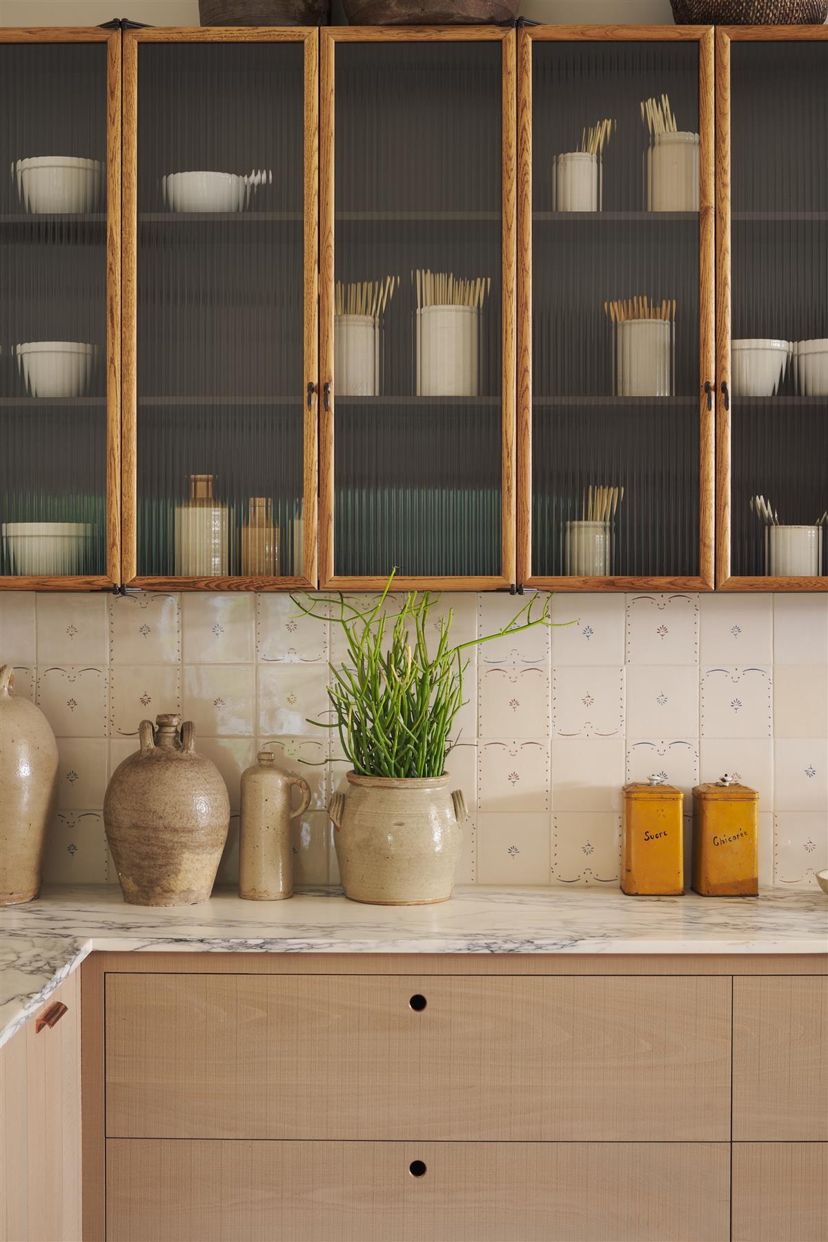 Ditsy Delft Tile - Ditsy in Sepia