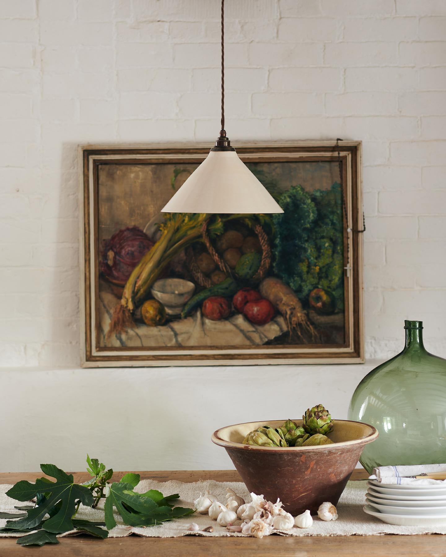 The Creamware Pendant Light - Large