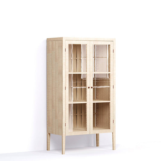 900mm Reduced Height Glazed Freestanding Cupboard