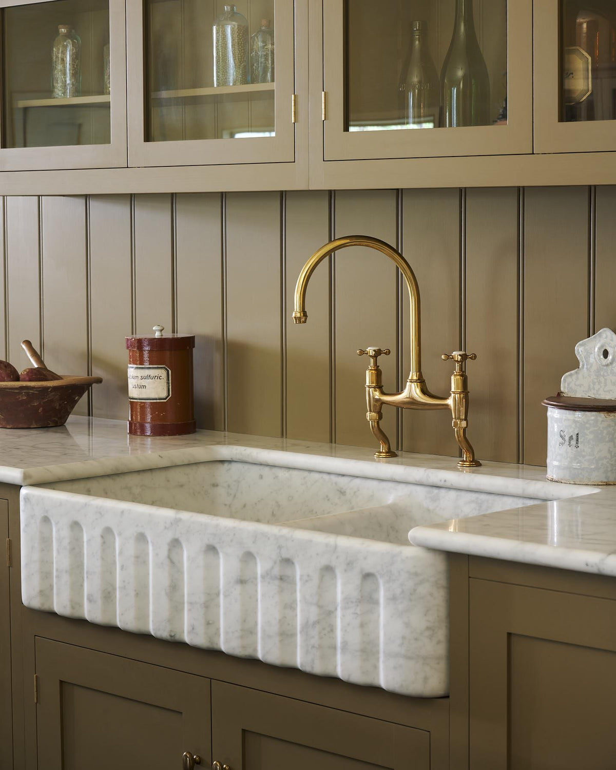 deVOL Aged Brass Ionian Tap TEST