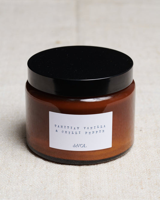 Large deVOL Scented Candle - Tahitian Vanilla & Chilli Pepper