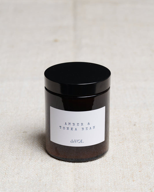 Medium deVOL Scented Candle - Amber & Tonka Bean