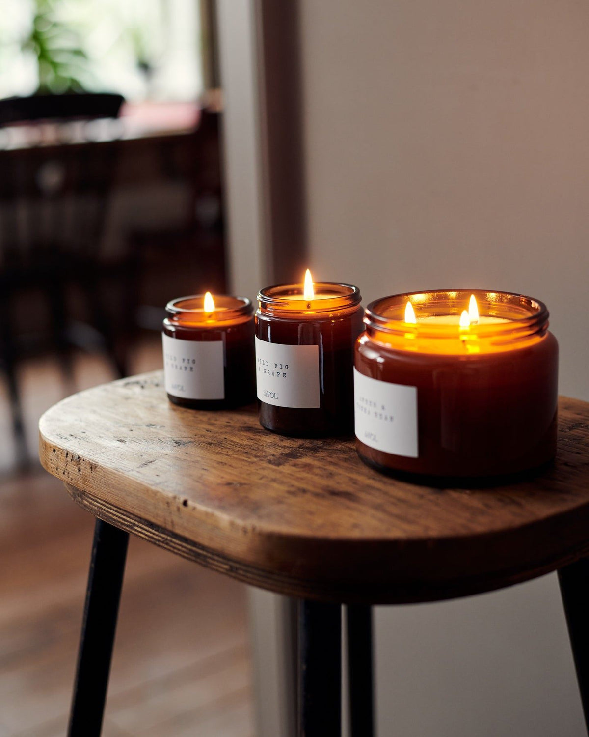 Small deVOL Scented Candle - Wild Fig & Grape TEST