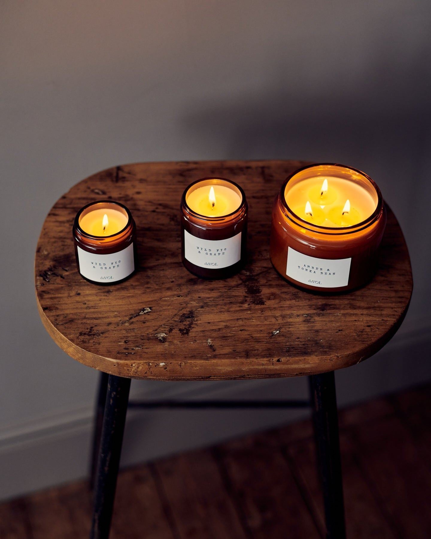 Large deVOL Scented Candle - Tahitian Vanilla & Chilli Pepper