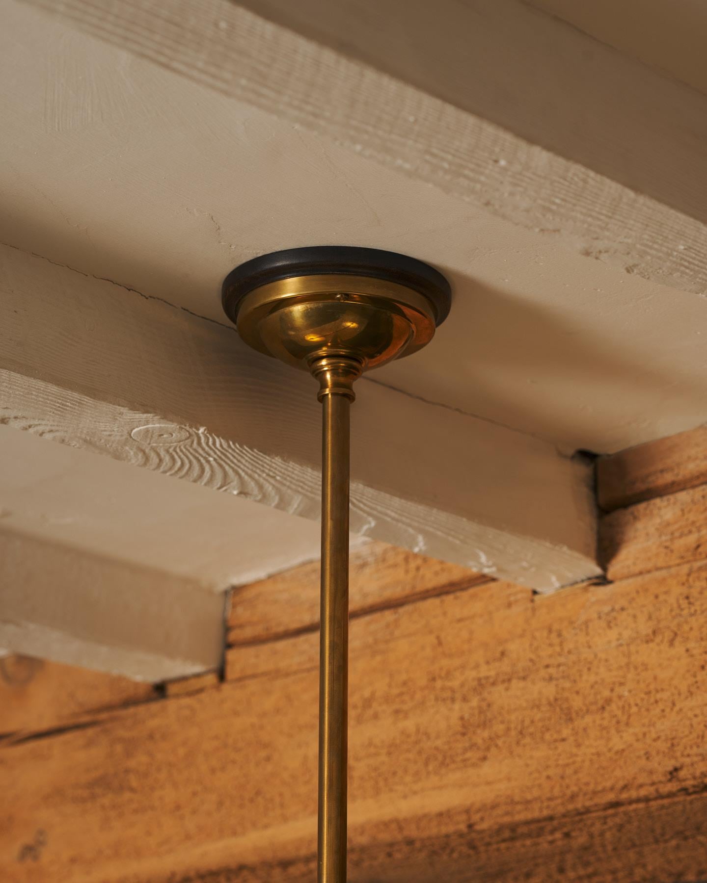 The Heirloom Gaselier Light with Milk Glass Shades - Medium