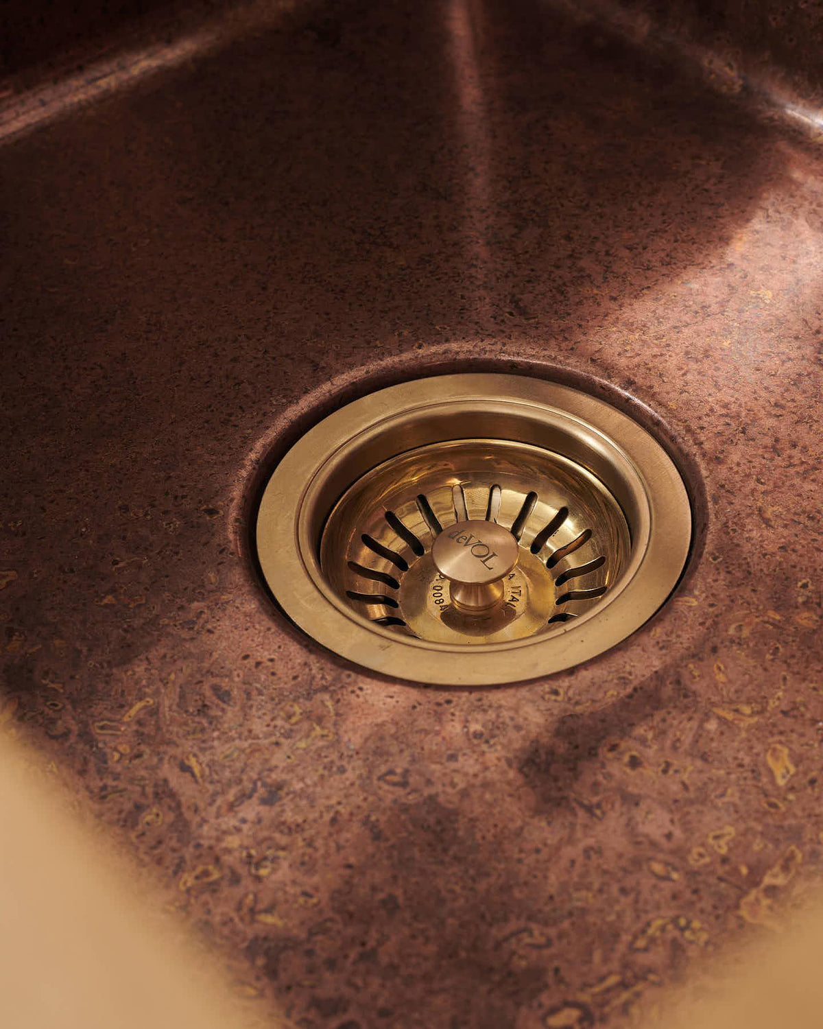 deVOL 500 Single Aged Copper Sink TEST