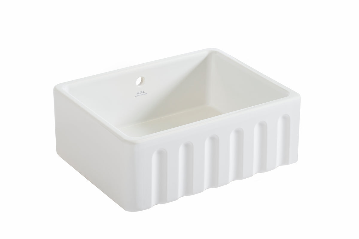 deVOL 600 Single Fluted Belfast Sink