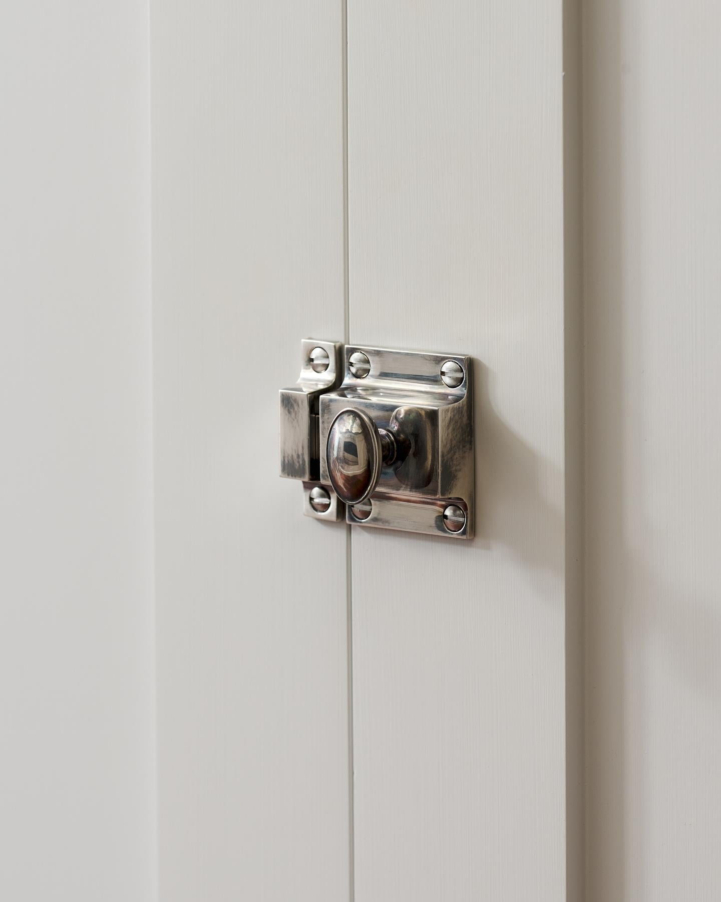 The deVOL Classic Cupboard Catch - Antique Silver