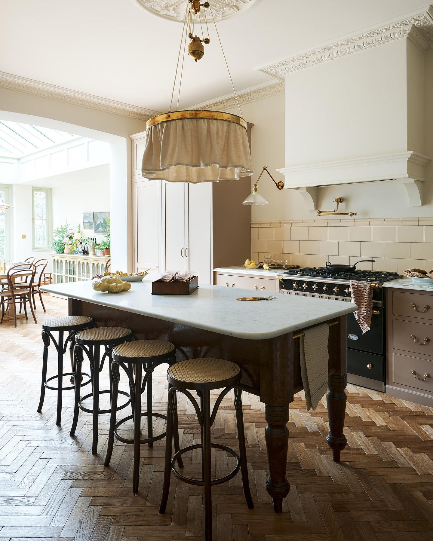 The Woven Top Bentwood Café Stool