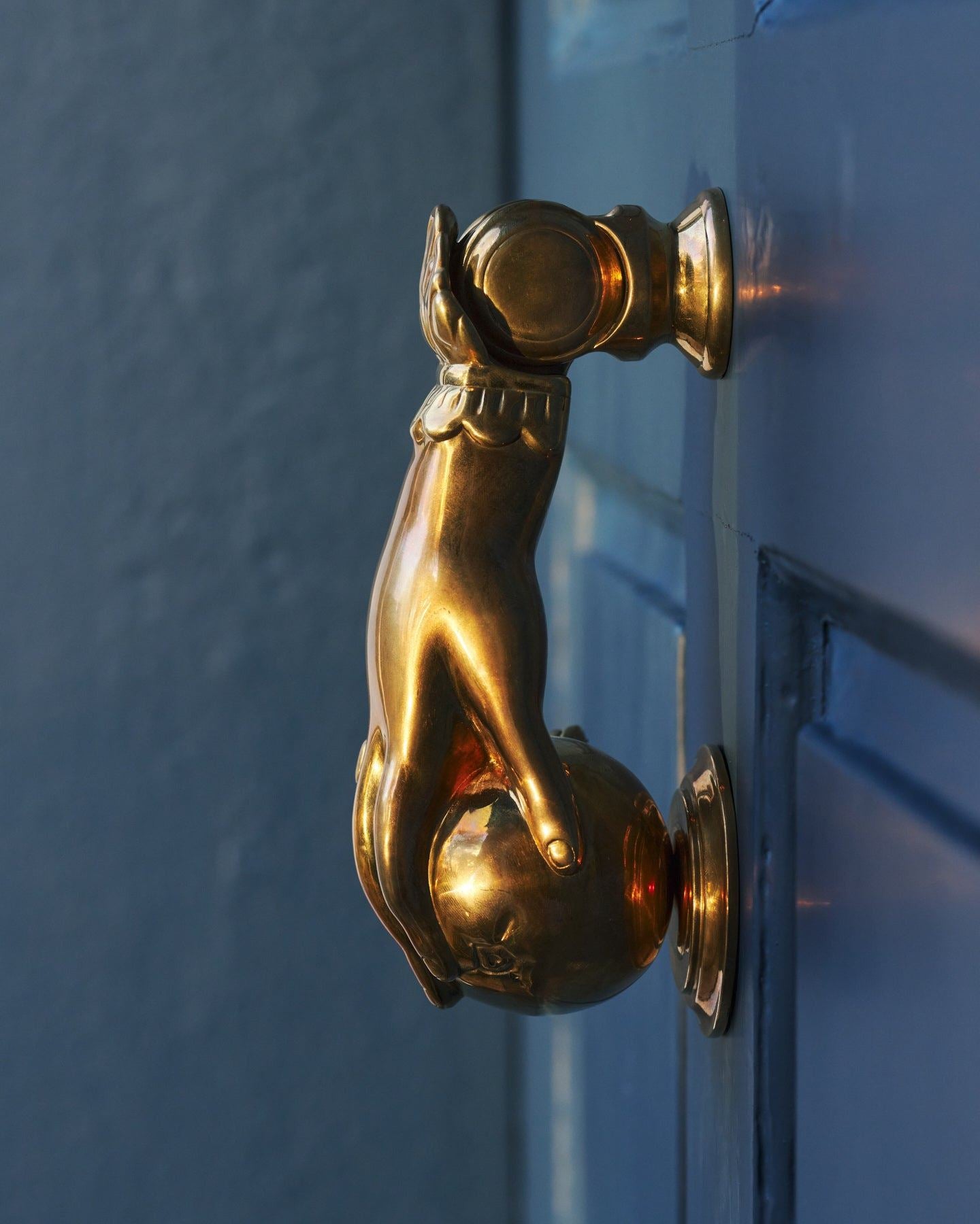 The Weaver's Hand Door Knocker