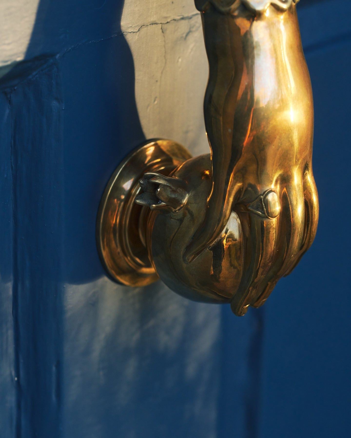 The Weaver's Hand Door Knocker