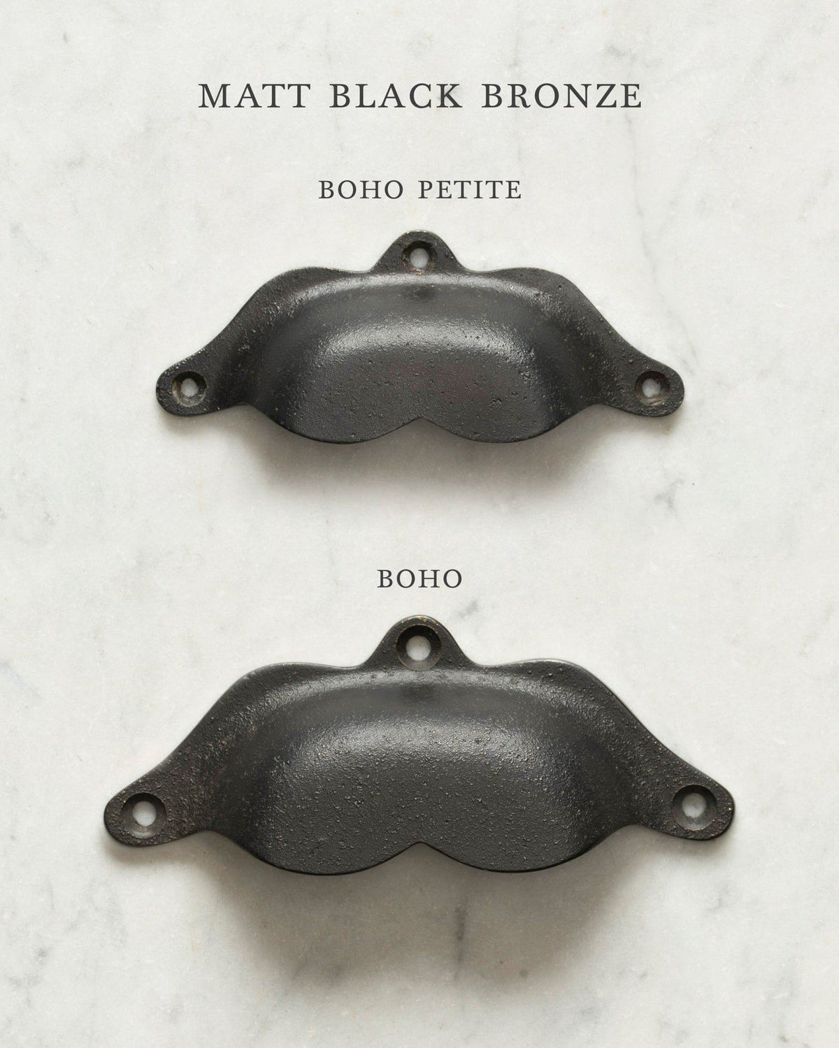 Matt Black Bronze Boho Handle - Petite TEST
