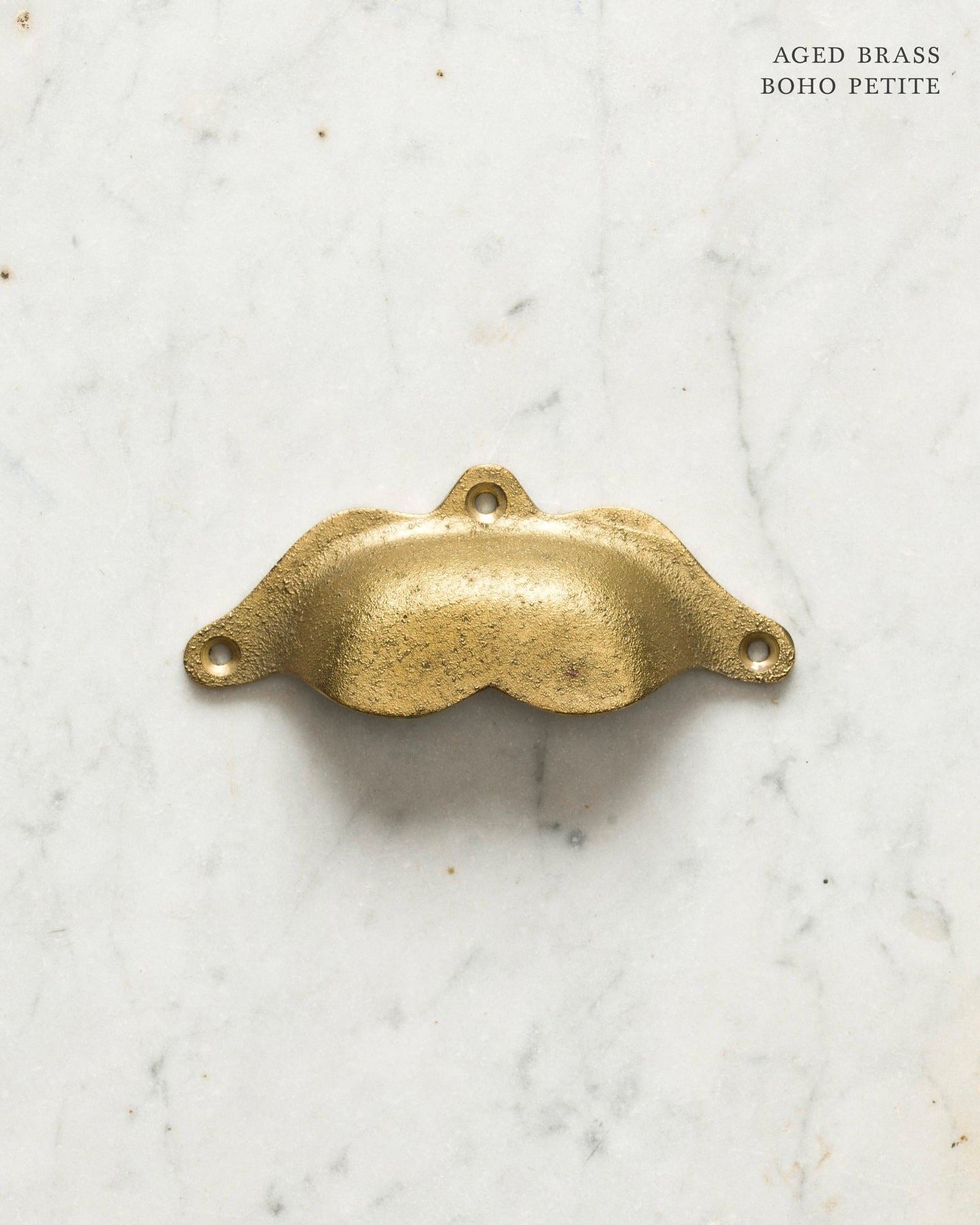 Aged Brass Boho Handle - Petite
