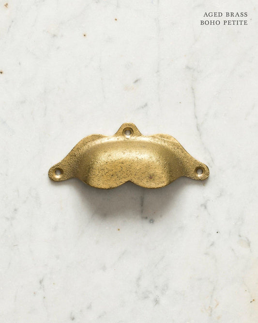 Aged Brass Boho Handle - Petite
