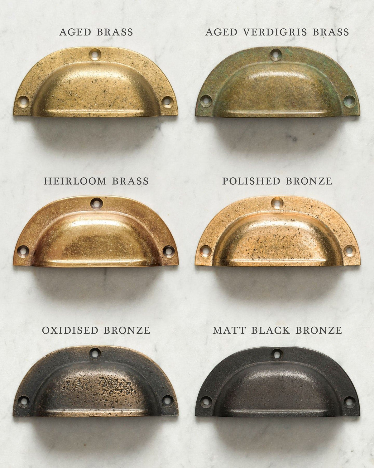 Aged Verdigris Brass Classic Handle - Petite TEST