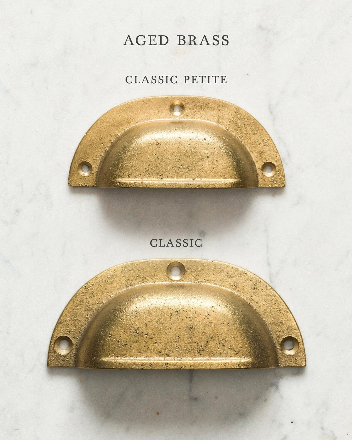 Aged Brass Classic Handle - Petite TEST