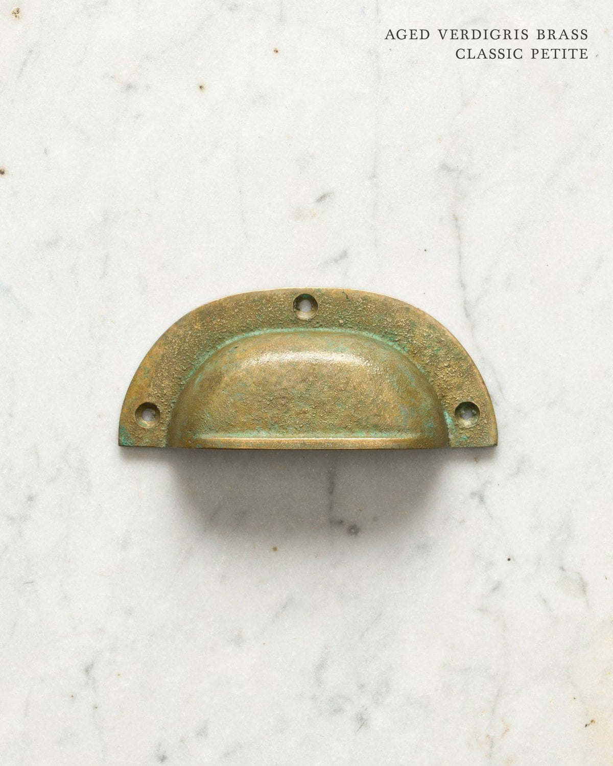 Aged Verdigris Brass Classic Handle - Petite TEST