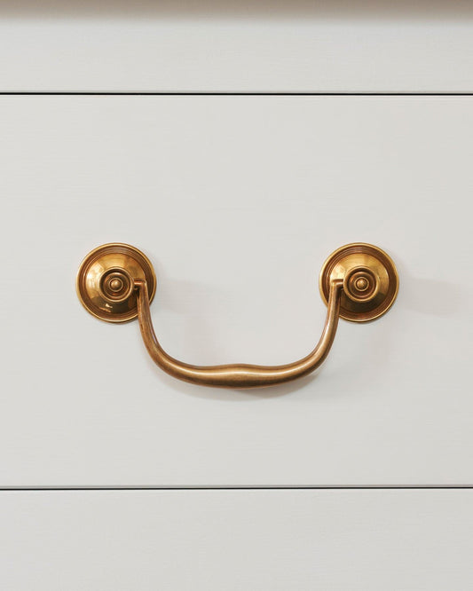 Large Georgian Swing Handle - Heirloom Brass