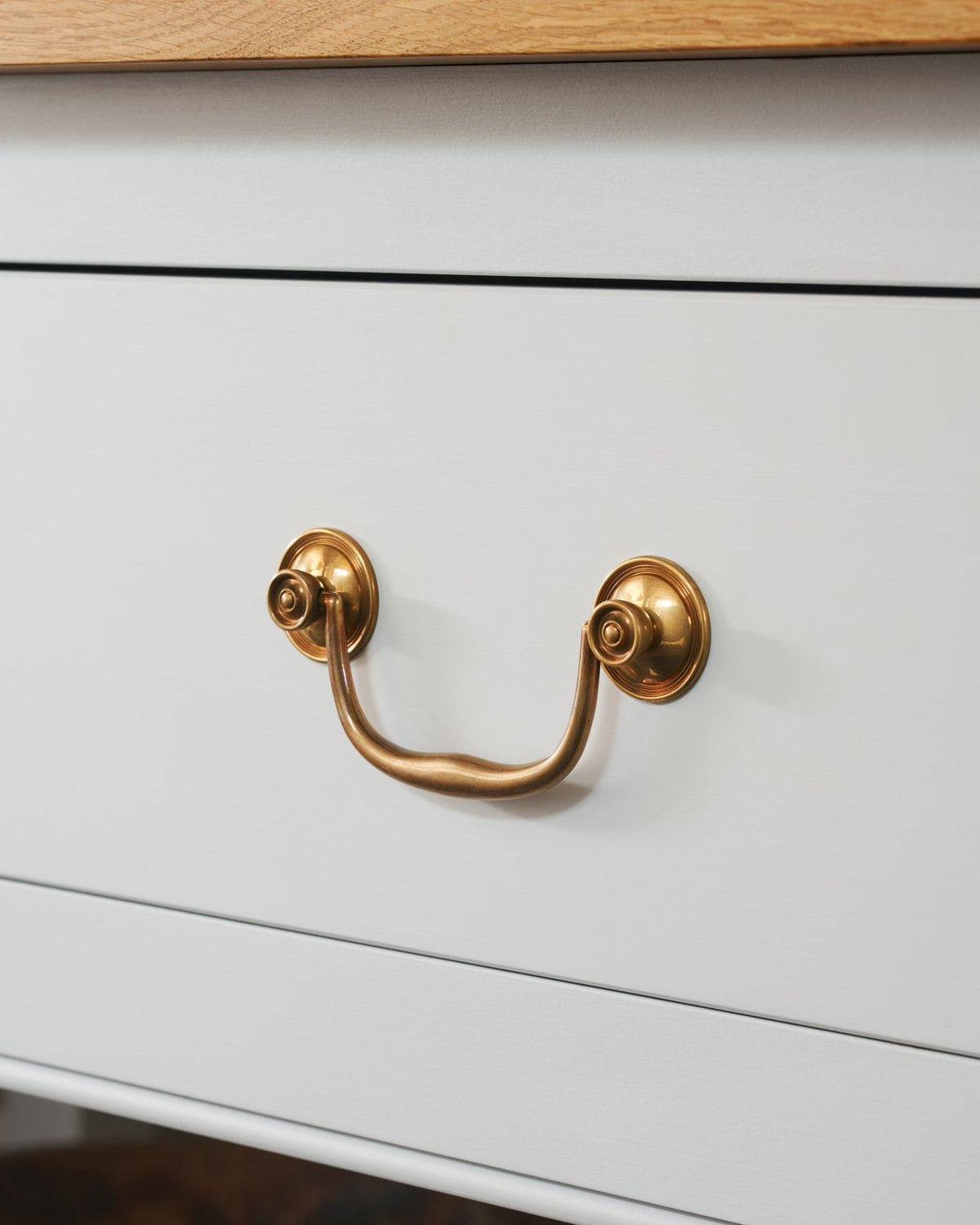 Petite Georgian Swing Handle - Heirloom Brass TEST