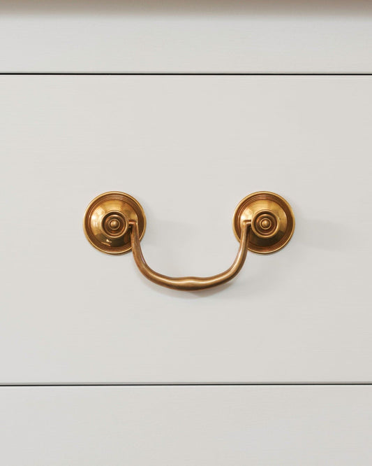 Petite Georgian Swing Handle - Heirloom Brass