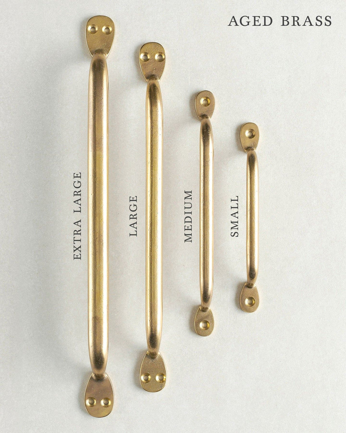 Aged Brass Pull Handle - Medium TEST