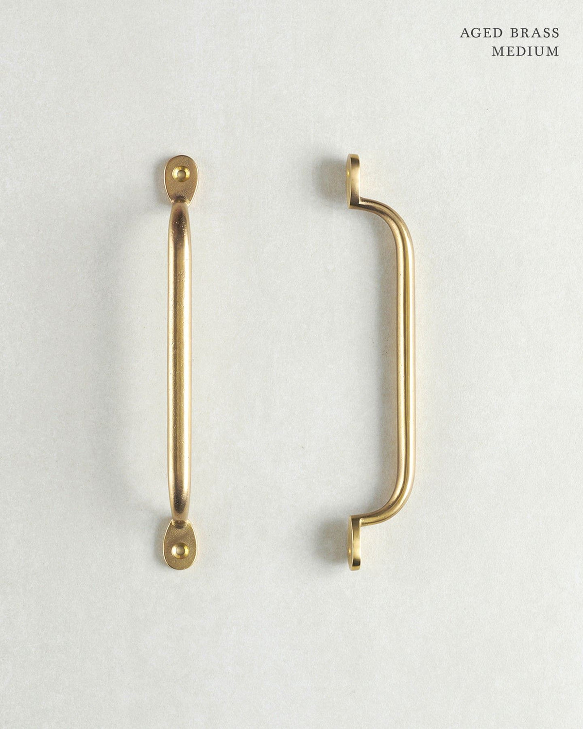 Aged Brass Pull Handle - Medium TEST