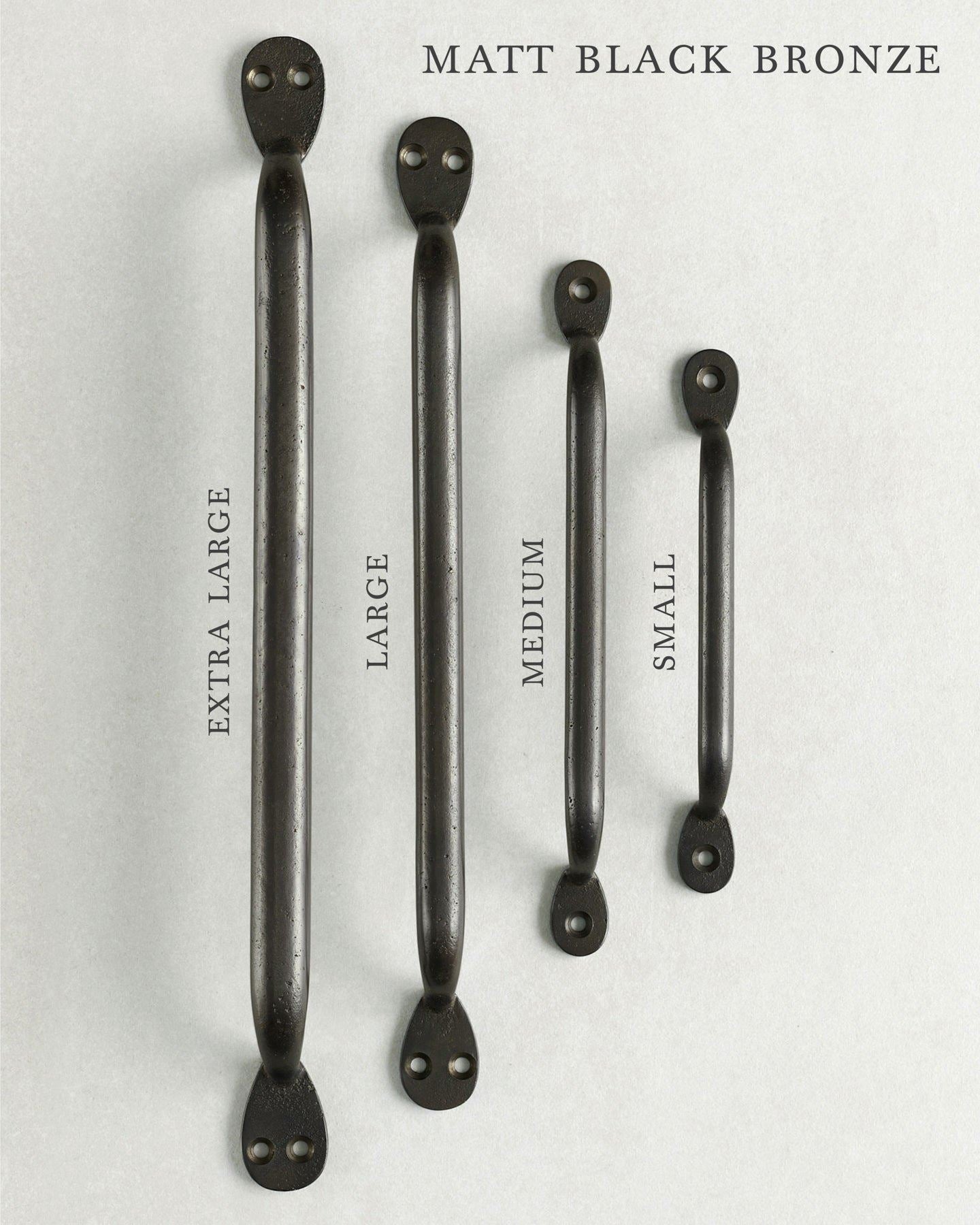 Matt Black Bronze Pull Handle - Small