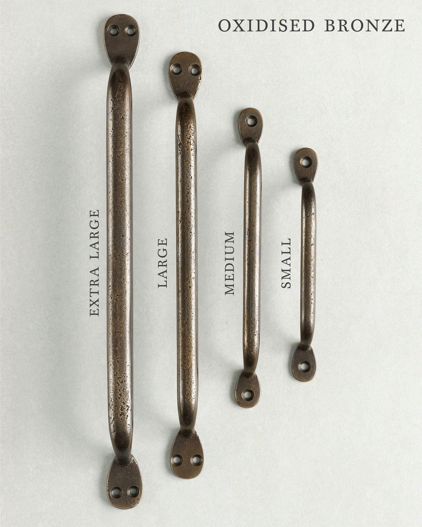 Oxidised Bronze Pull Handle - Large