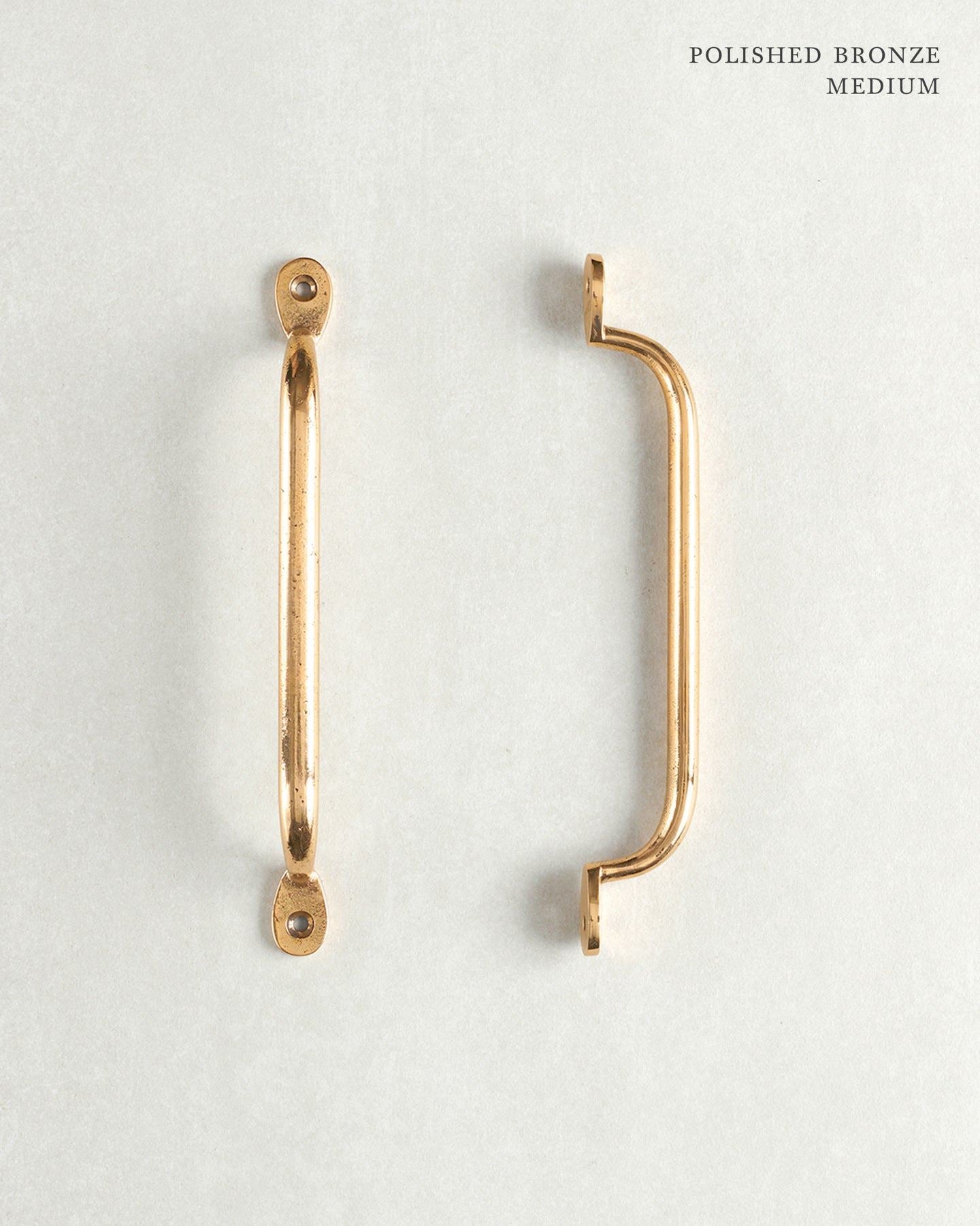 Polished Bronze Pull Handle - Medium