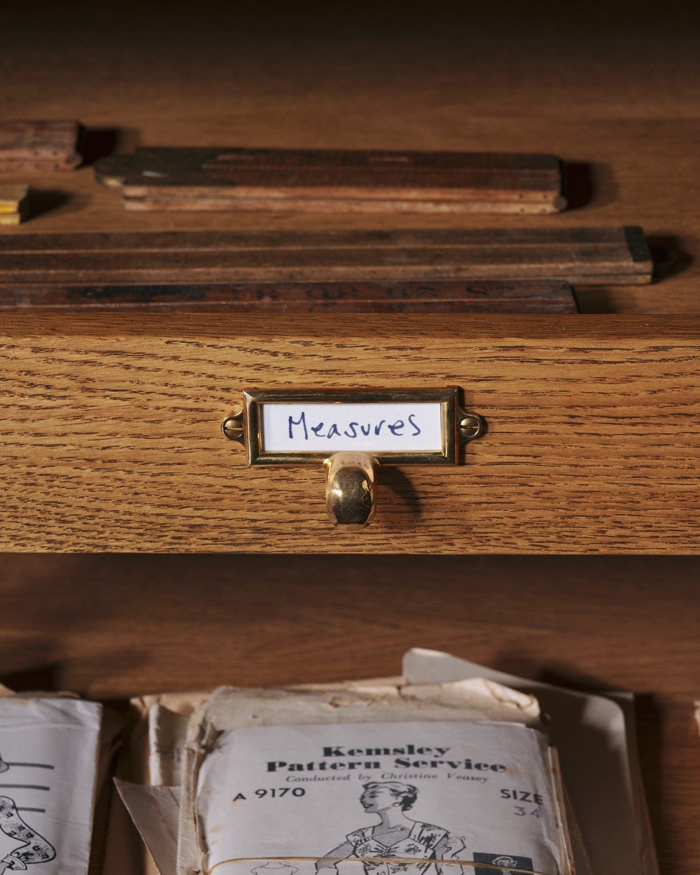 Little Label Holder - Heirloom Brass