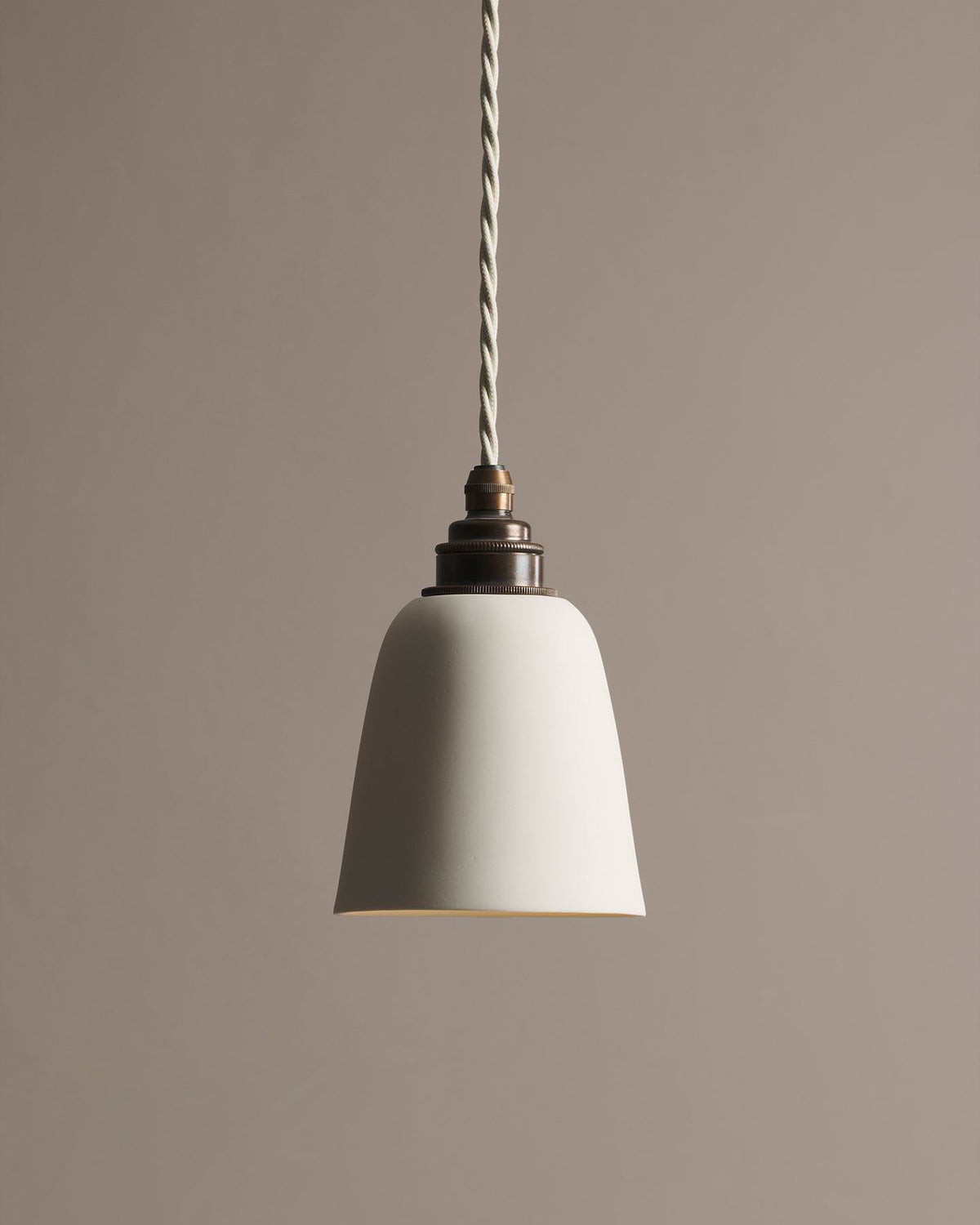 Large Plain Beaker Porcelain Plug-in Light TEST