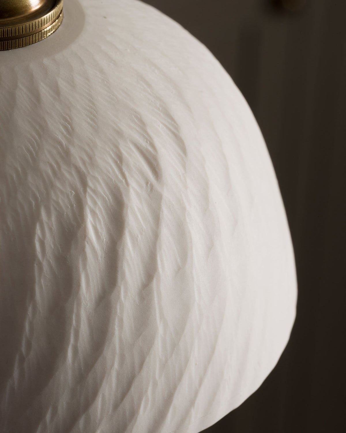 Chattered Rice Bowl Porcelain Pendant Light TEST