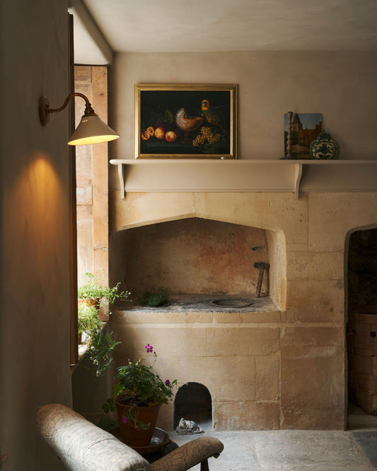 The Heirloom Wall Light with Creamware Shade
