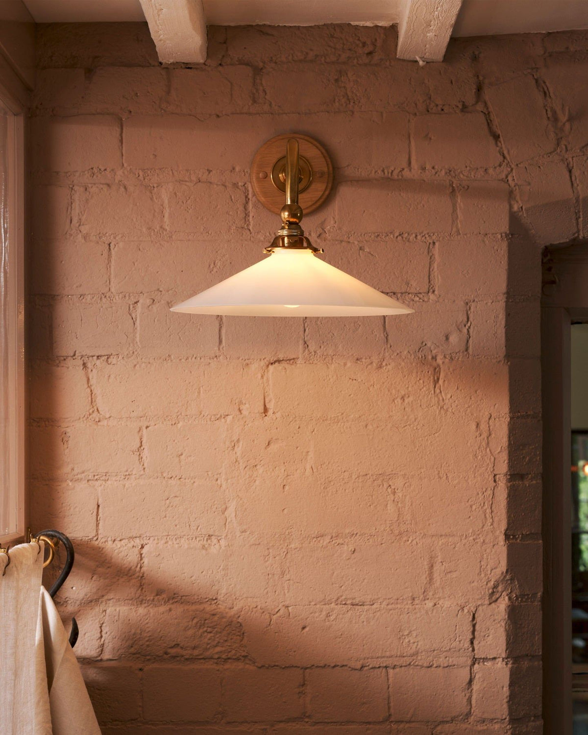 The Heirloom Task Light with Milk Glass Shade - Large TEST
