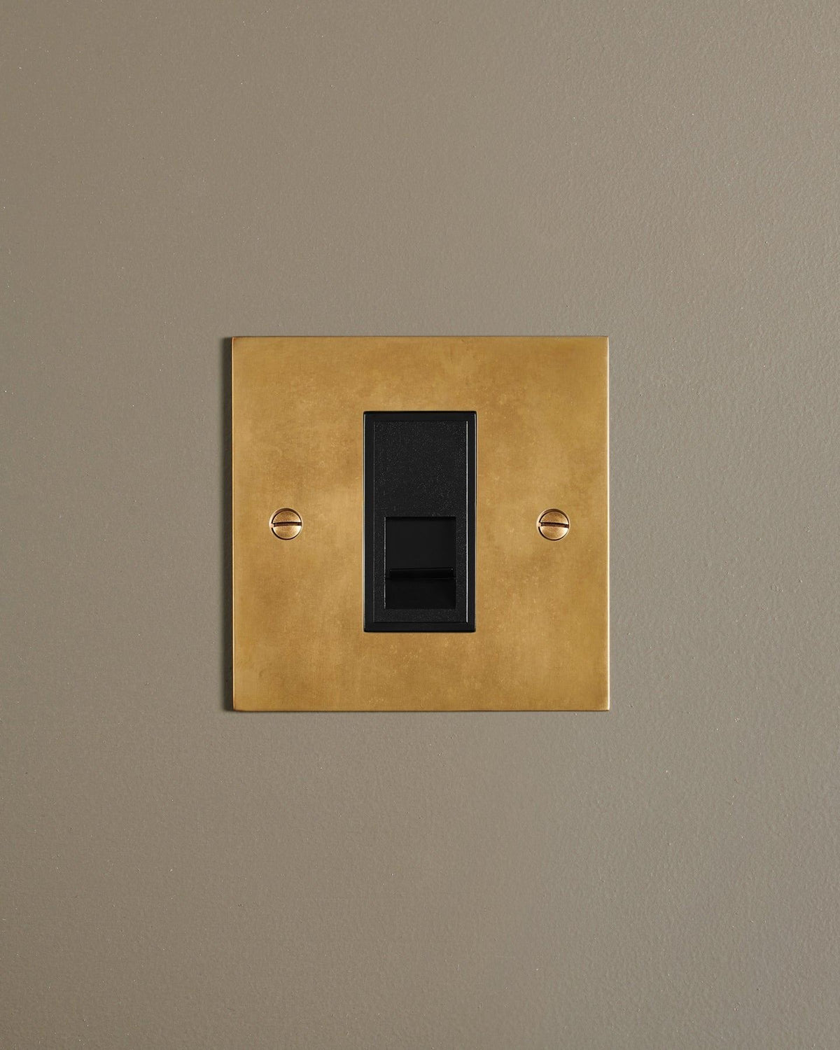 Heirloom Brass Classic Telecom Outlet TEST