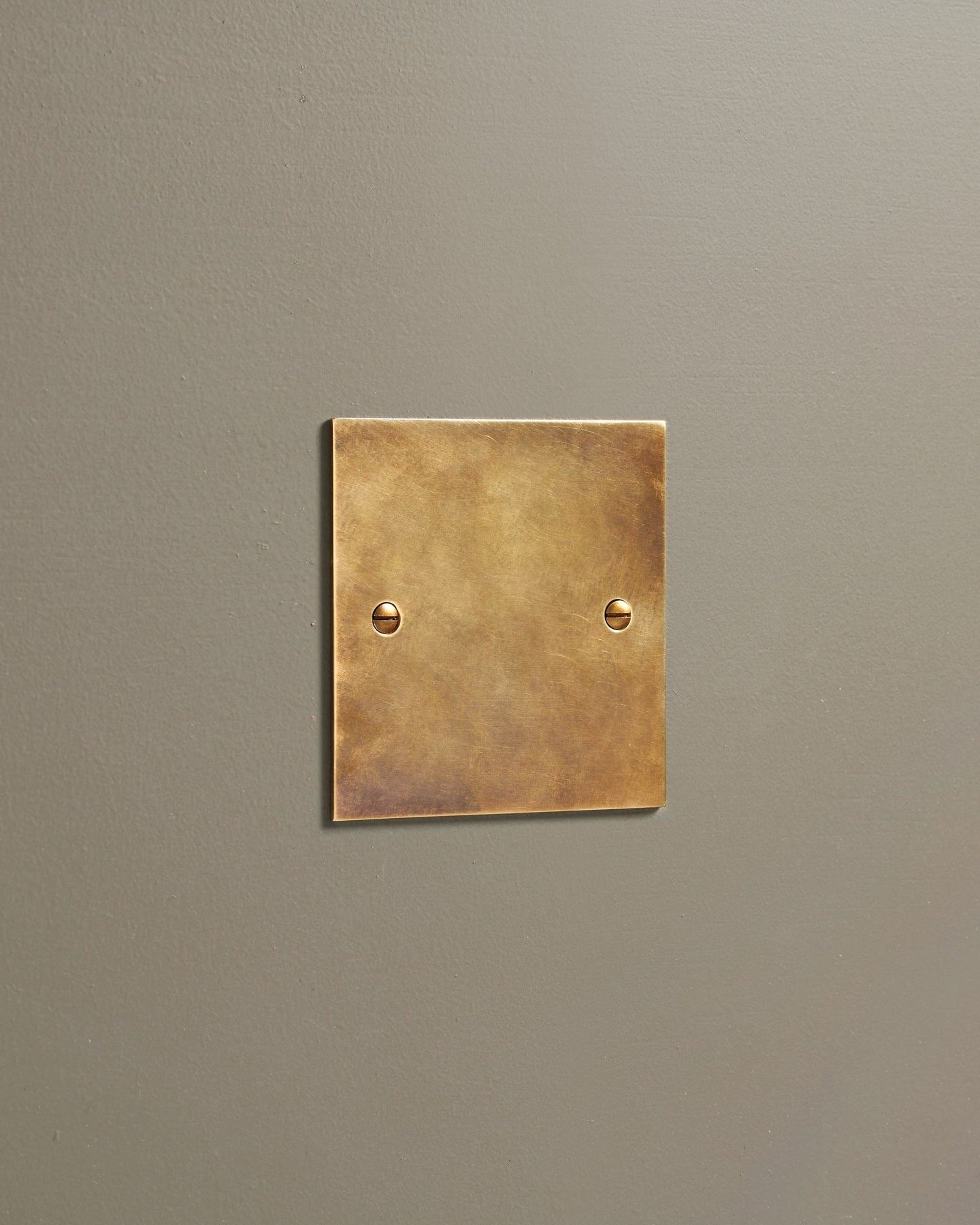 Heirloom Brass Classic Blank Plate