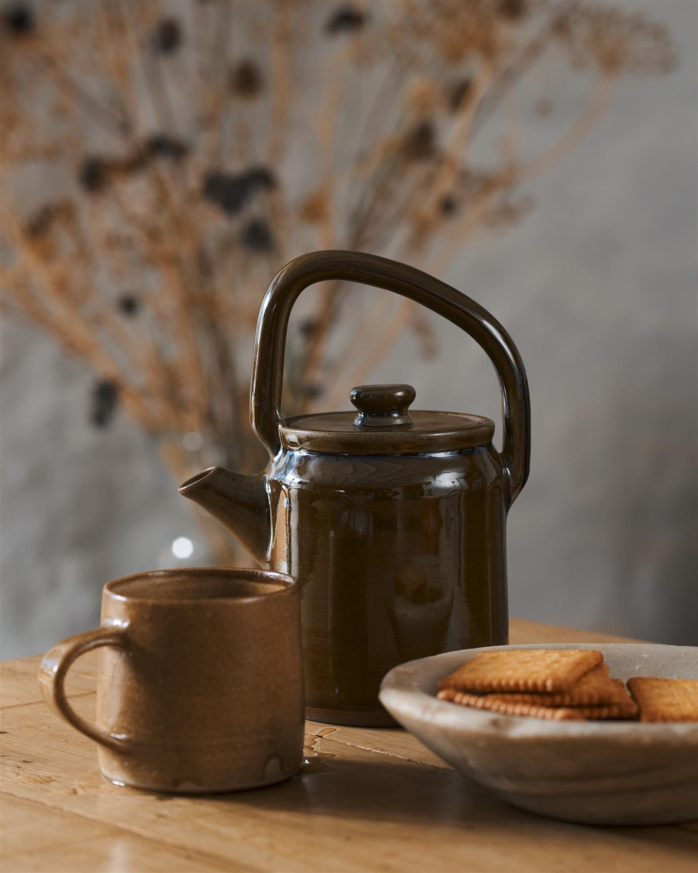 The Amber Glaze Teapot