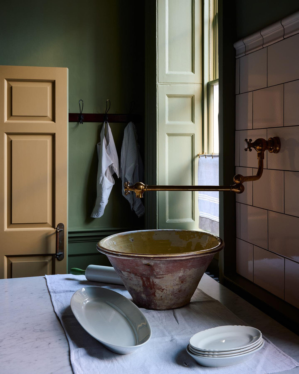 deVOL Aged Brass Pot Filler Tap TEST