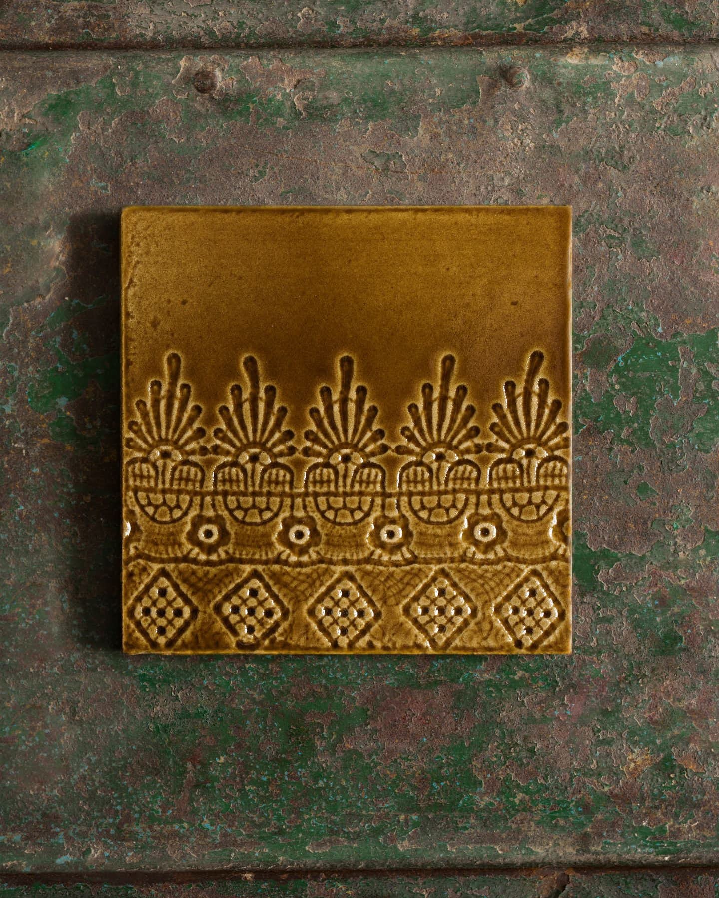 Sepia Lace Market Tiles - Flanders Square